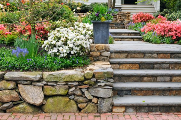 Stone Stairs Repair in Idaho Falls