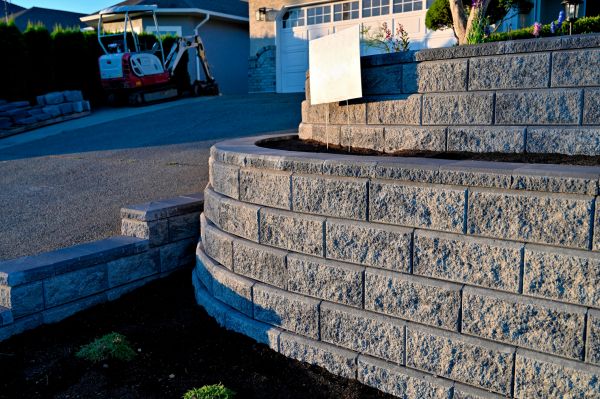Stone Retaining Wall Repair in Idaho Falls