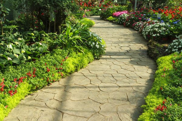 Stone Pathway Repair in Idaho Falls