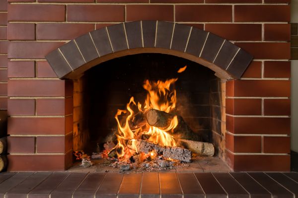 Brick Fireplace Installation in Idaho Falls