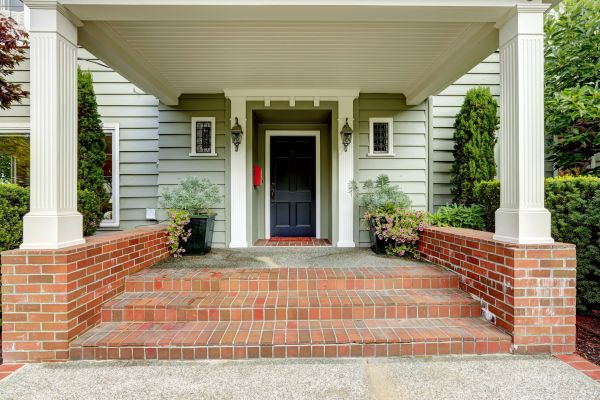 Front Porch Masonry Repair in Idaho Falls