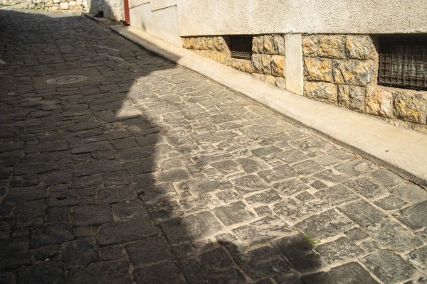 Stone Sidewalk Repair in Idaho Falls